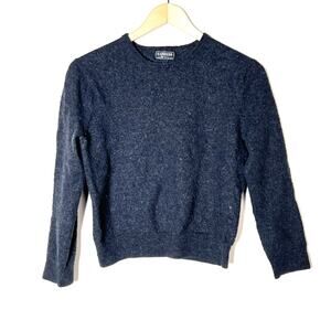 Express charcoal gray Marino wool cropped sweater girls size XL B186